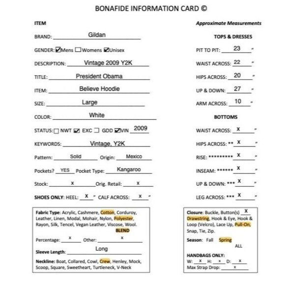 Gildan Mens Vintage 2009 Y2K President Obama Believe Hoodie Large White SP EXC - Picture 10 of 10